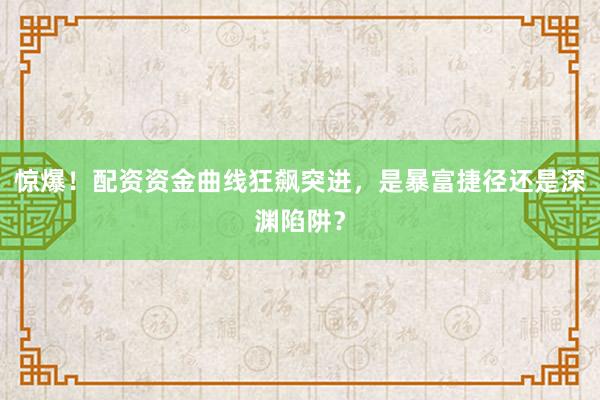 惊爆！配资资金曲线狂飙突进，是暴富捷径还是深渊陷阱？