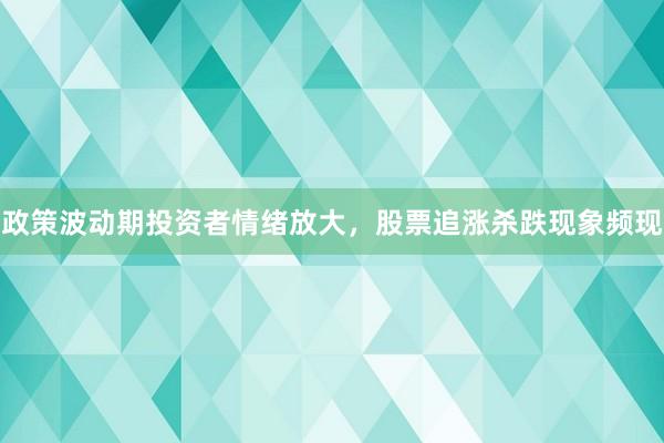 政策波动期投资者情绪放大，股票追涨杀跌现象频现