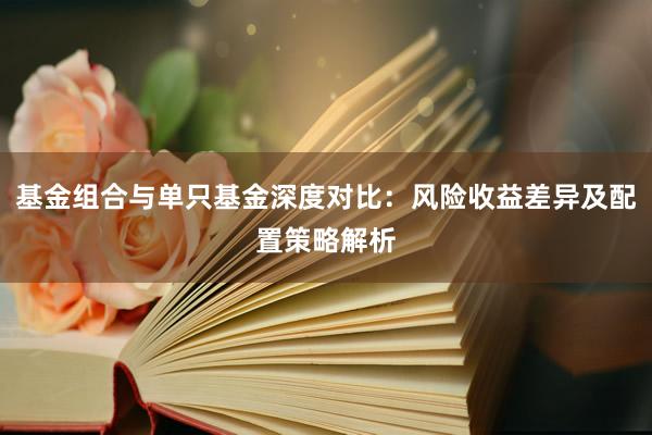 基金组合与单只基金深度对比：风险收益差异及配置策略解析
